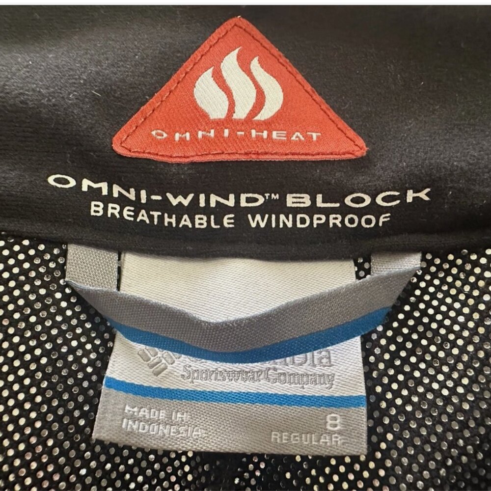 COLUMBIA Black Ski Pants Womens Size 8 Omni-Heat Omni-Wind Block Snow Pants - Picture 4 of 6